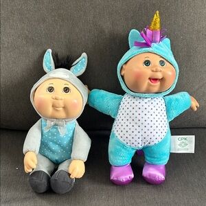 Cabbage Patch Kids Teal Unicorn Plush Doll - CPK